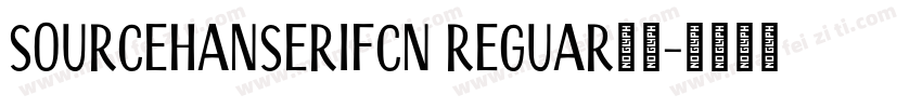 sourcehanserifcn reguar字体字体转换